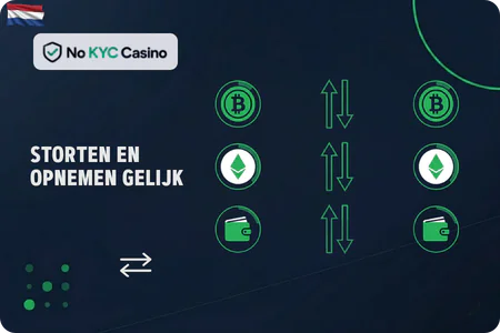 Normen voor het betaalmenu bij No KYC Casino's