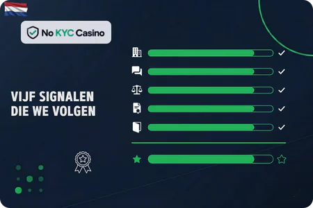 Reputatie-due-diligencechecks voor No KYC Casino's